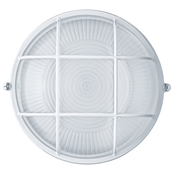 Светильник Navigator 94 803 NBL-R2-60-E27/WH 60W 175x85mm (аналог НПБ/НПП) белый с решеткой