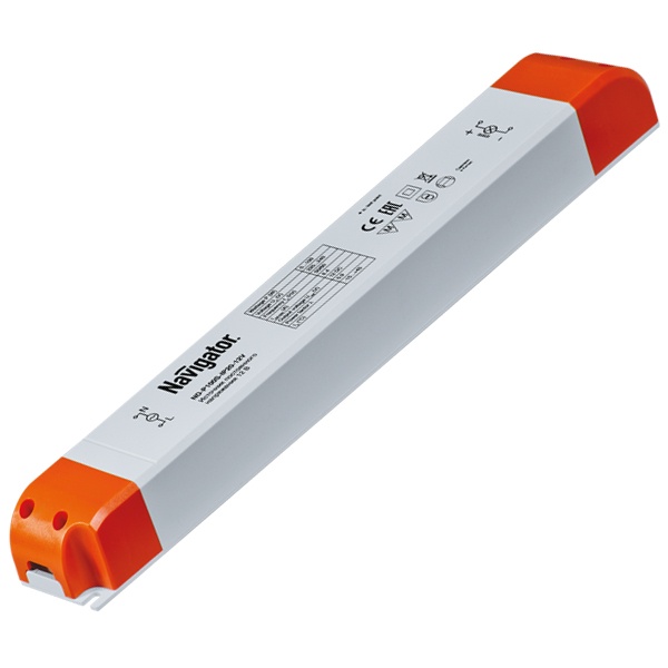Драйвер Navigator 94 681 ND-P100S-IP20-12V 100W 220-240V 12V DC 300x40x30 mm