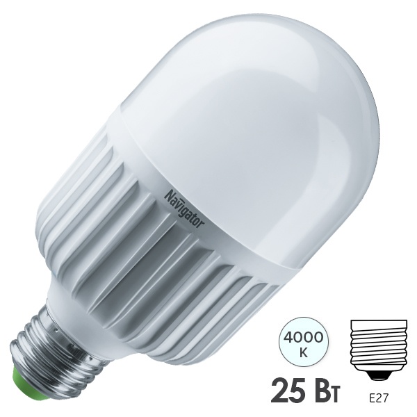 Лампа светодиодная Navigator 94 338 NLL-T75 25W 840 4000K 230V E27
