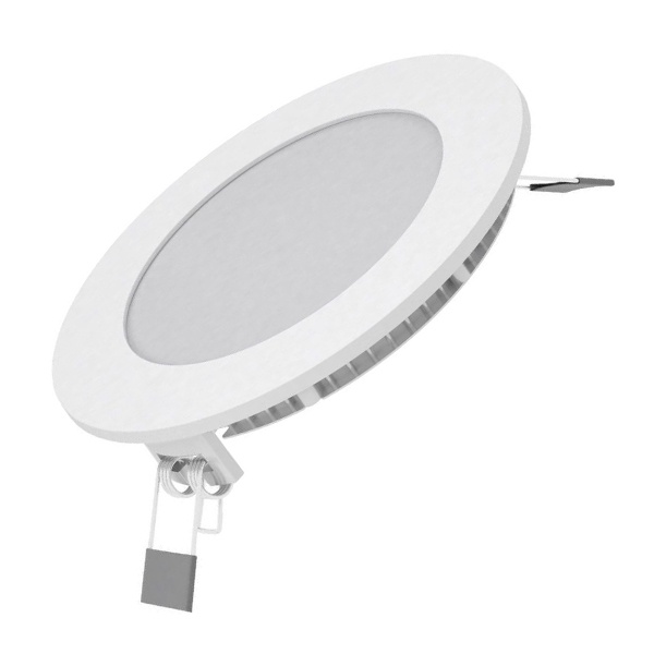 Встраиваемый светильник Gauss ультратонкий круглый IP20 6W D120х22mm d105mm, 4100K 400Lm