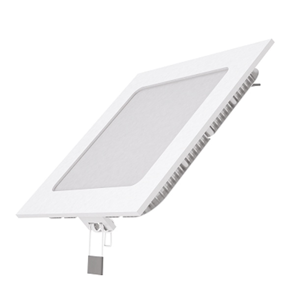 Светильник встраиваемый Gauss ультратонкий квадратный IP20 9W 145х145х22mm (130х130mm) 2700K 610Lm