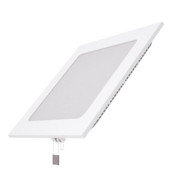 Светильник встраиваемый Gauss ультратонкий квадратный IP20 12W 170х170х22mm (155х155mm) 2700K 800Lm
