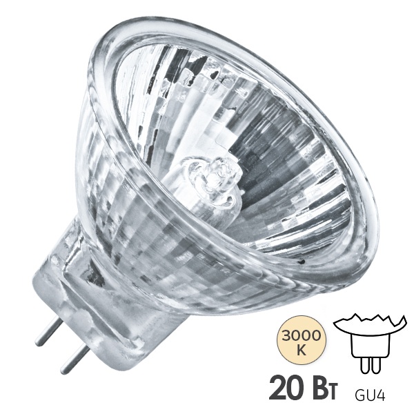 Лампа галогенная Navigator 94 200 MR11 20W 30° 12V GU4