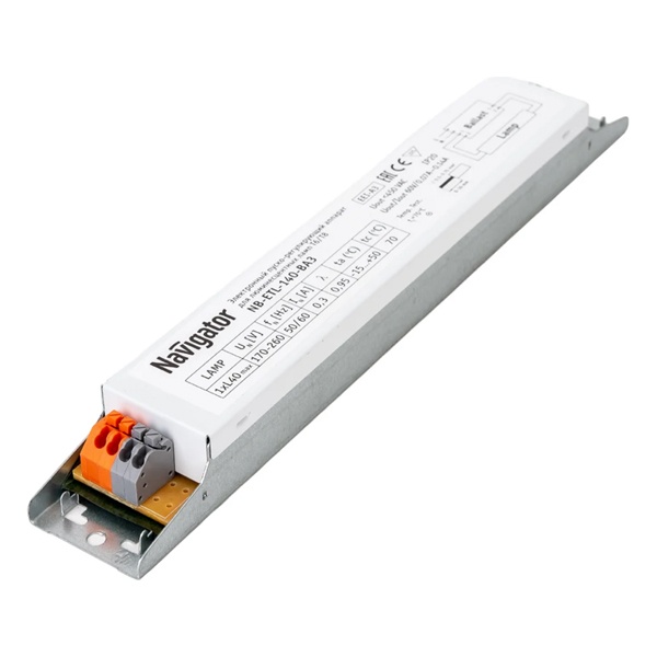 ЭПРА Navigator 82 435 NB-ETL-140-BA3 для ламп T6/T8 1x15/20/30/36/40W