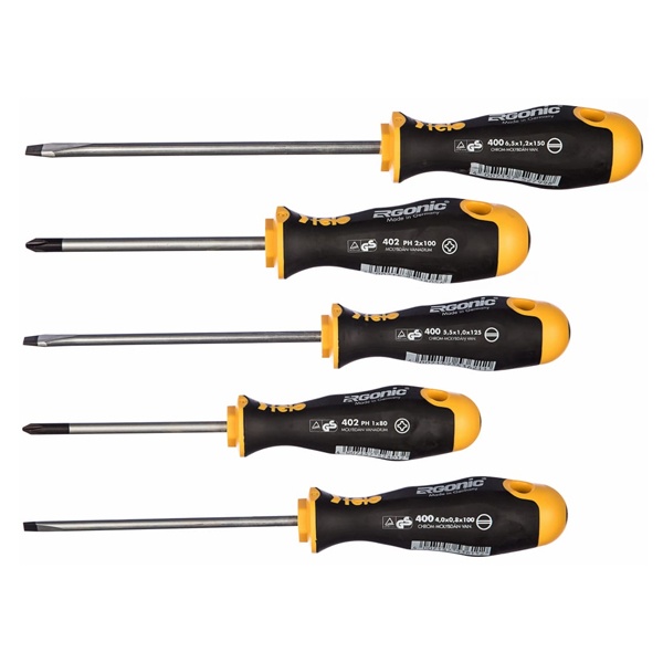 Набор отверток Felo Ergonic 5 штук серии 400/402 в упаковке