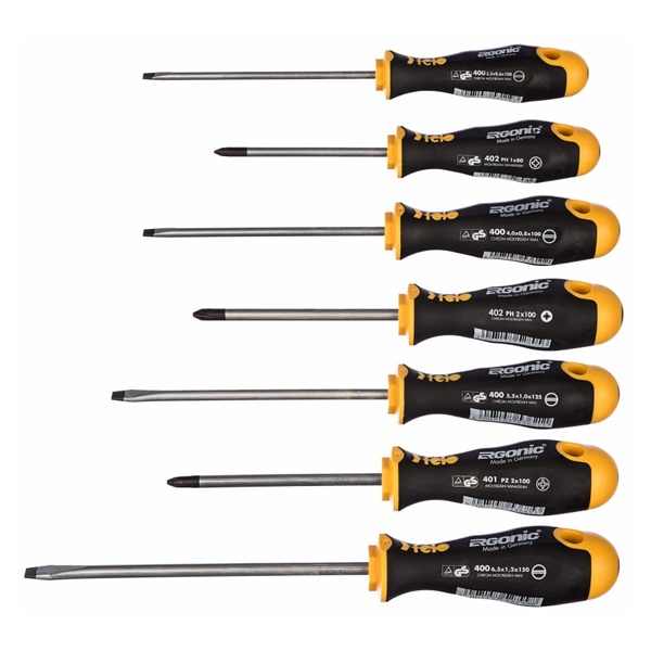 Набор отверток Felo Ergonic 7 штук серии 400/401/402 в упаковке