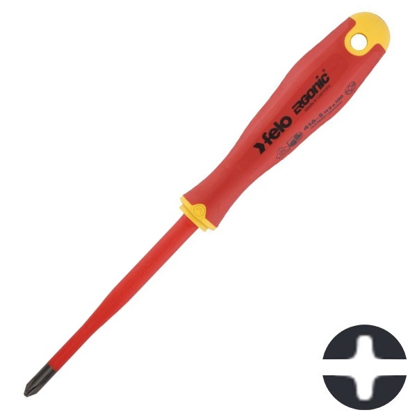 Отвертка диэлектрическая Felo PH 1 +/- Ergonic E-Slim
