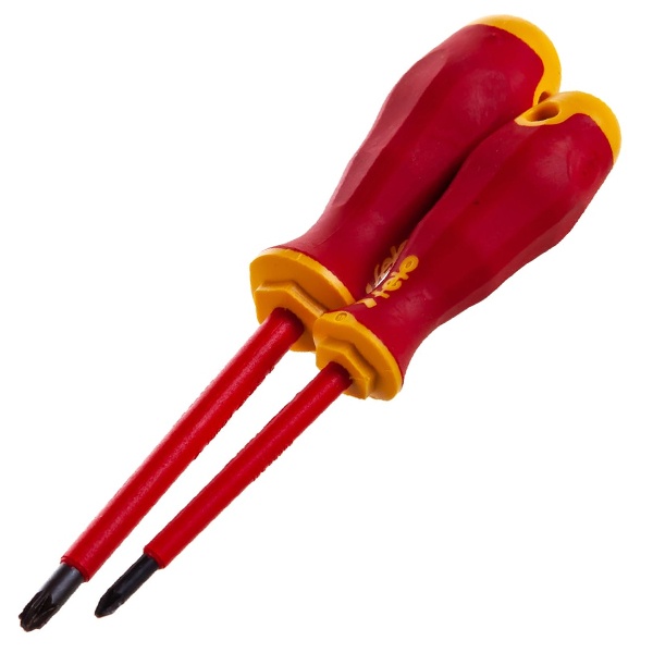 Набор крестовых диэлектрических отверток Felo Ergonic 2 шт серии 417