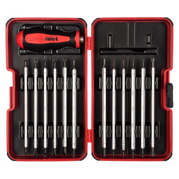 Отвертка торцевая Felo с набором насадок 12 шт в кейсе Smart