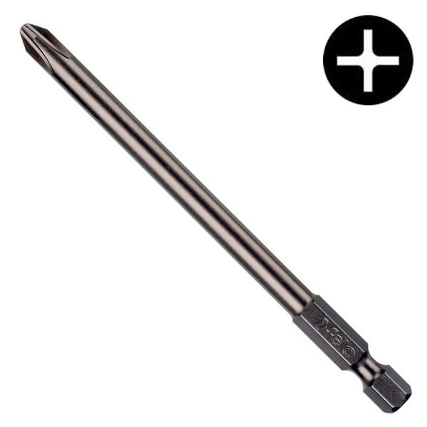 Бита Felo крестовая PH 2X100 серия Industrial 3 шт