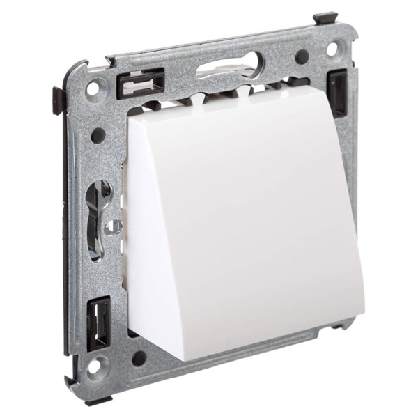 Вывод кабеля из стены DKC Avanti, белое облако