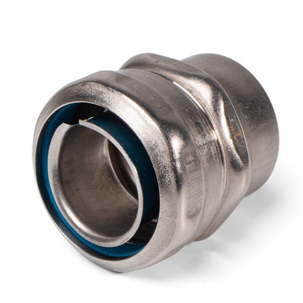 Муфта резьбовая Fortisflex СТМ-Р(INOX)-32 для соединения металлорукава с трубой d 32 мм нержавейка