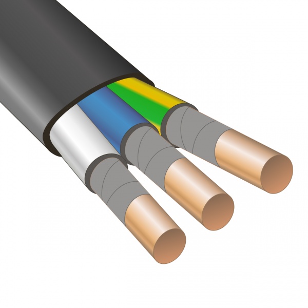 Кабель силовой Конкорд ППГ-Пнг(А)-FRHF 3х2.5 плоский безгалогенный огнестойкий ГОСТ 31996
