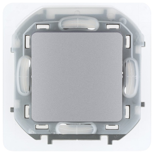 Переключатель IP44 Legrand Inspiria алюминий