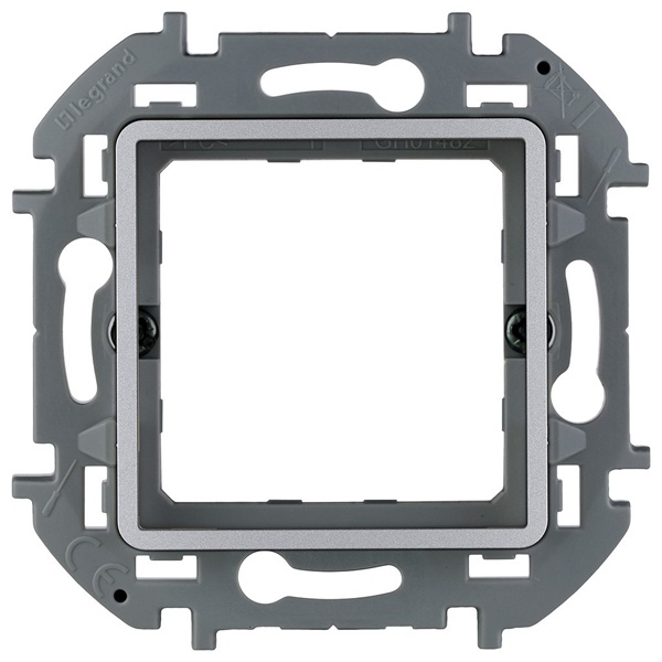 Адаптер для механизма Mosaic Legrand Inspiria алюминий