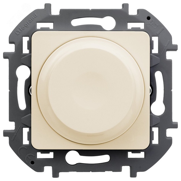 Светорегулятор универсальный поворотный без нейтрали 5-300Вт Legrand Inspiria слоновая кость (бежевый)