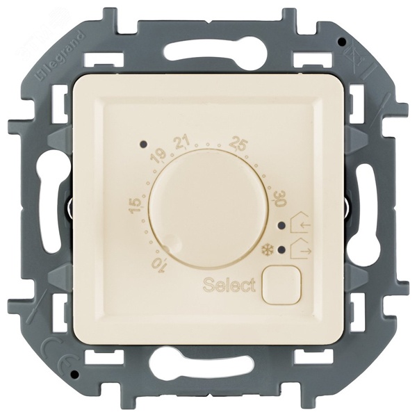 Терморегулятор для теплого пола с датчиком 16А Legrand Inspiria слоновая кость (бежевый)