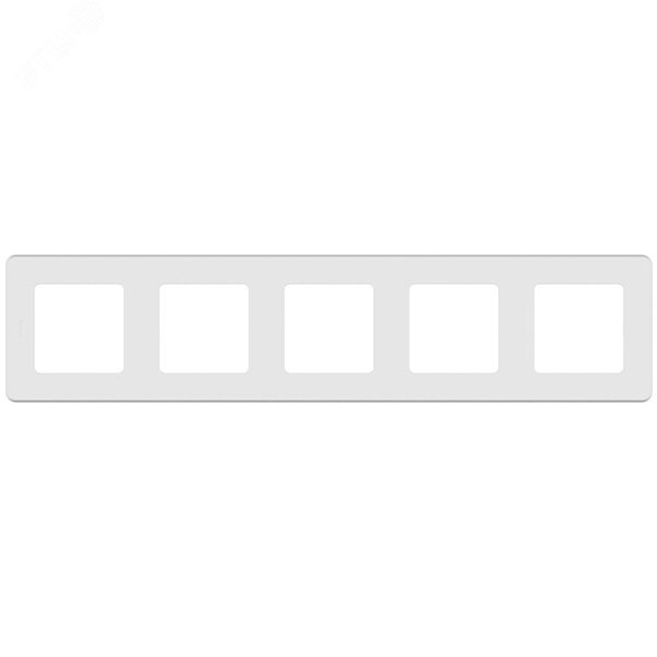 Рамка Legrand Inspiria 5 постов белая