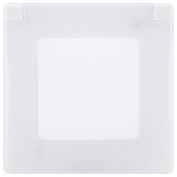Рамка с защитной крышкой 1 пост IP 44 Legrand Inspiria белый