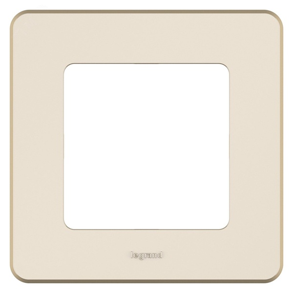 Рамка Legrand Inspiria 1 пост слоновая кость (бежевый)