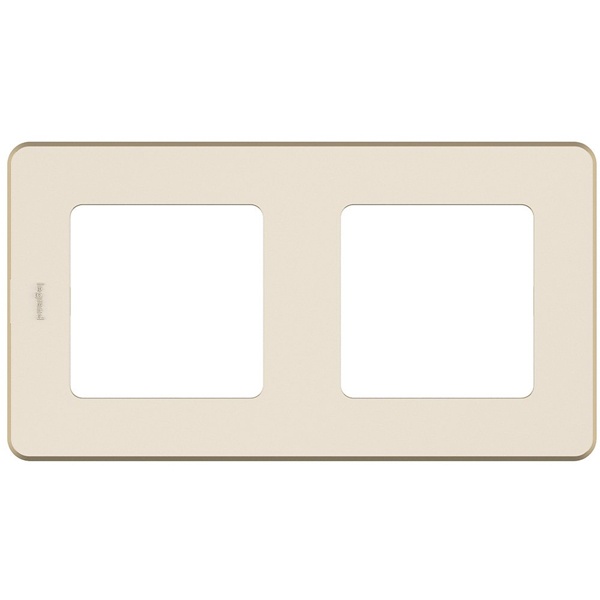 Рамка Legrand Inspiria 2 поста слоновая кость (бежевый)