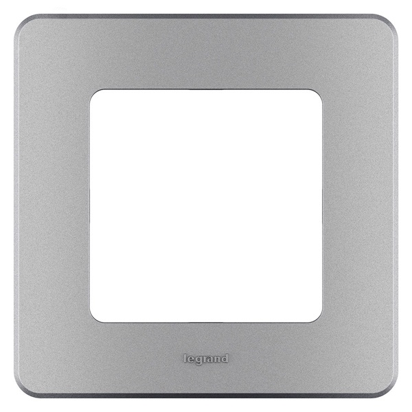 Рамка Legrand Inspiria 1 пост алюминий