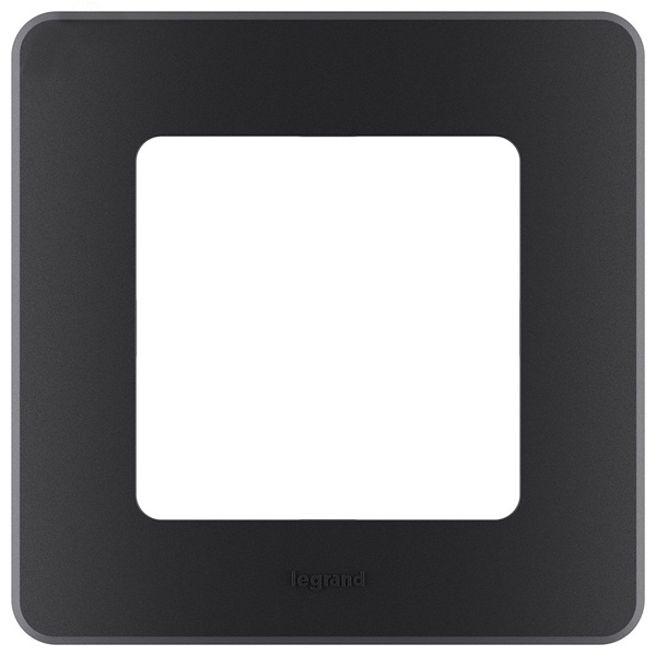 Рамка Legrand Inspiria 1 пост антрацит