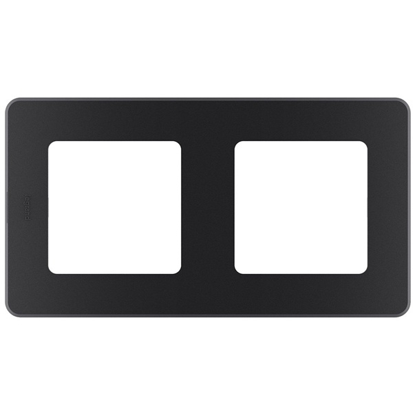 Рамка Legrand Inspiria 2 поста антрацит