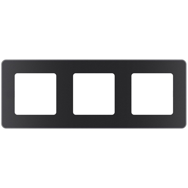 Рамка Legrand Inspiria 3 поста антрацит
