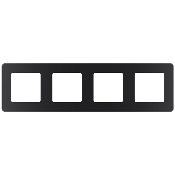 Рамка Legrand Inspiria 4 поста антрацит