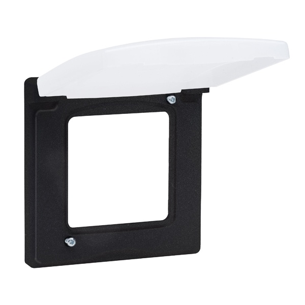 Рамка с защитной крышкой 1 пост IP 44 Legrand Inspiria антрацит