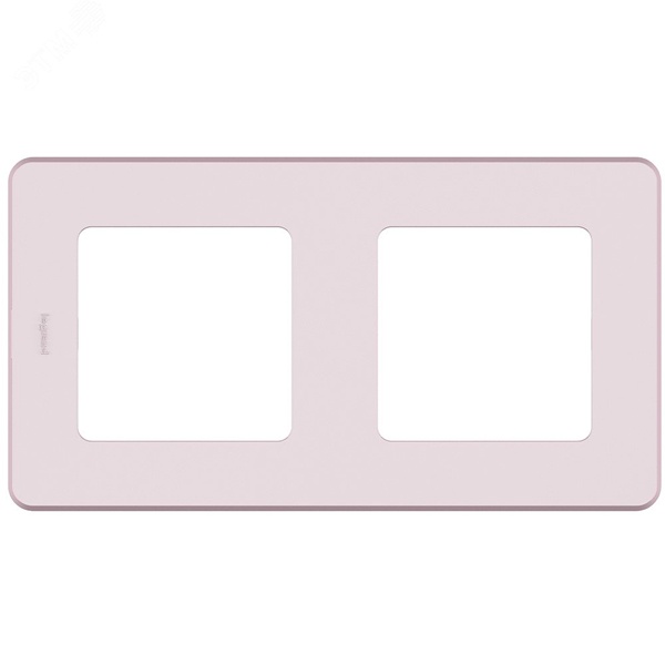Рамка Legrand Inspiria 2 поста розовый