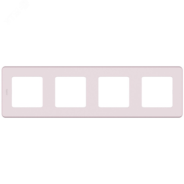 Рамка Legrand Inspiria 4 поста розовый