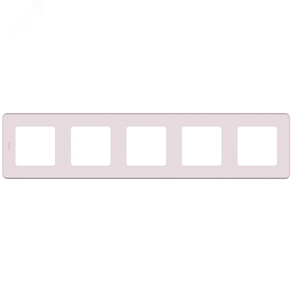 Рамка Legrand Inspiria 5 постов розовый