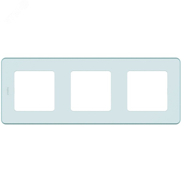Рамка Legrand Inspiria 3 поста мятный