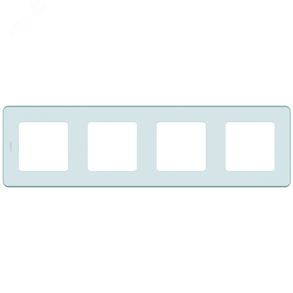 Рамка Legrand Inspiria 4 поста мятный