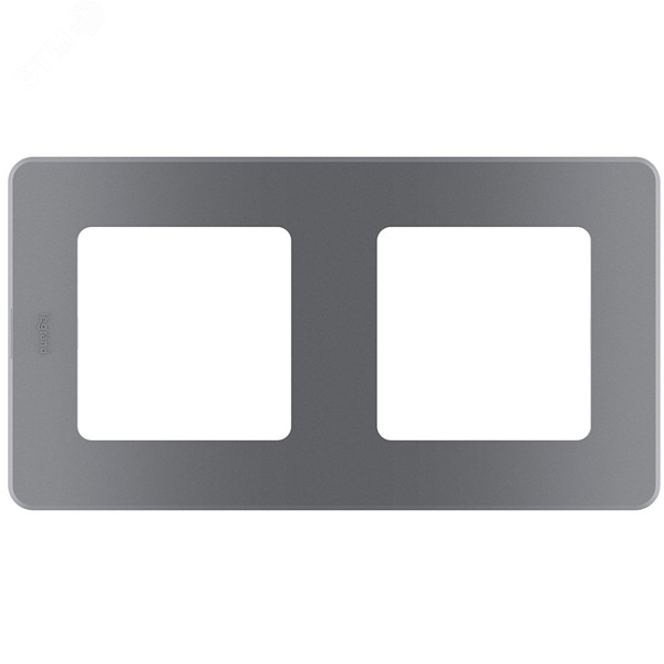 Рамка Legrand Inspiria 2 поста дымчатый