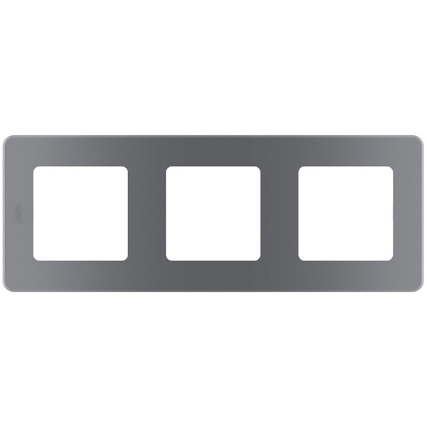 Рамка Legrand Inspiria 3 поста дымчатый