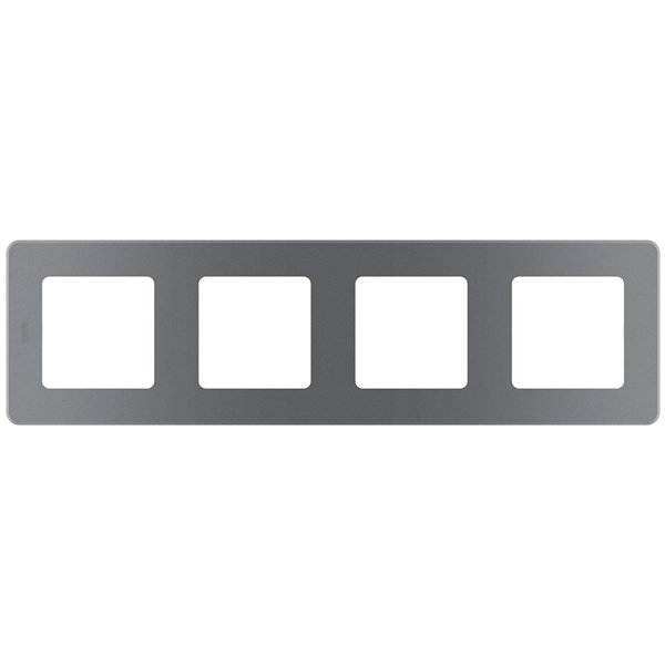 Рамка Legrand Inspiria 4 поста дымчатый
