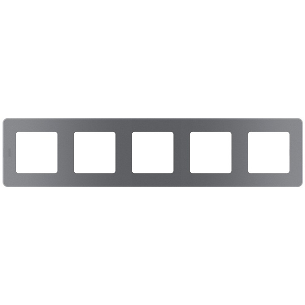 Рамка Legrand Inspiria 5 постов дымчатый