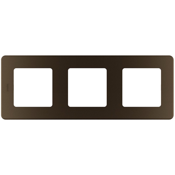 Рамка Legrand Inspiria 3 поста бронза