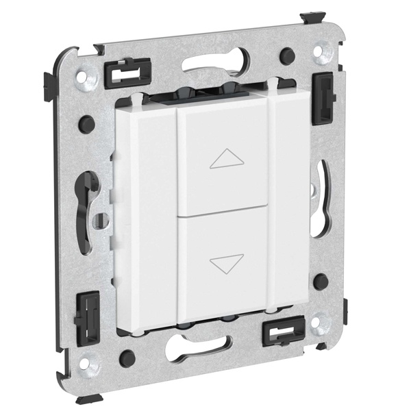 Механизм управления рольставней в стену с фиксацией DKC Avanti, белое облако