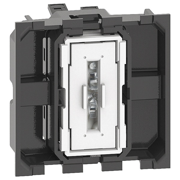 Выключатель аксиальный 2 модуля 10А автоматические клеммы механизм BTicino Living Now