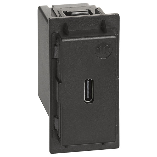 Зарядное устройство USB Стандарт С 1500мА 1 модуль механизм BTicino Living Now