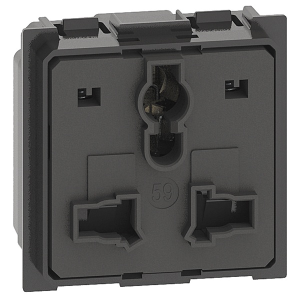 Розетка мультистандартная Bticino 2 модуля механизм Living Now