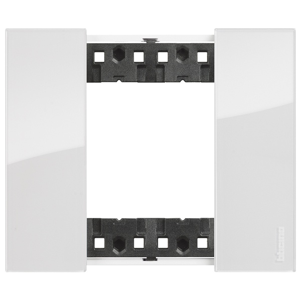 Рамка 1 пост (2 модуля) пластик BTicino Living Now цвет Лед