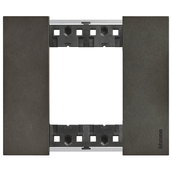 Рамка 1 пост (2 модуля) металл zamak BTicino Living Now цвет Космос