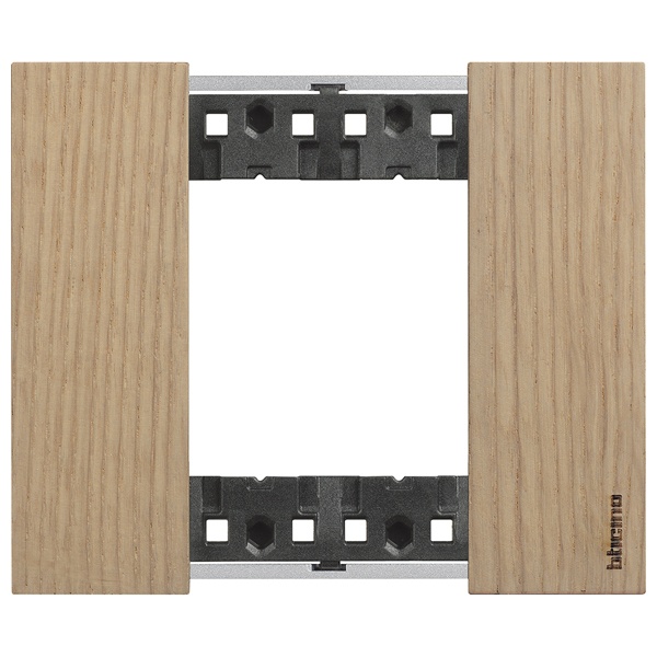 Рамка 1 пост (2 модуля) дерево BTicino Living Now цвет Дуб