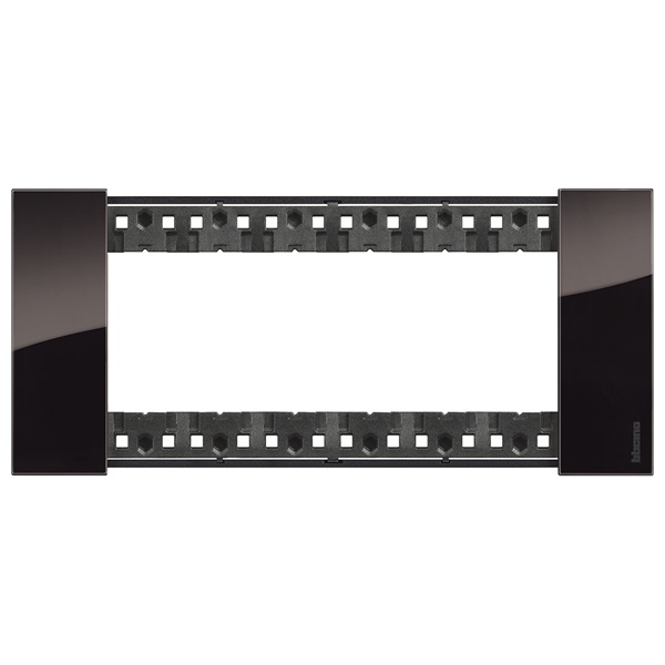 Рамка 6 модуля пластик BTicino Living Now цвет Ночь