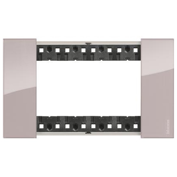 Рамка 4 модуля пластик BTicino Living Now цвет Аура